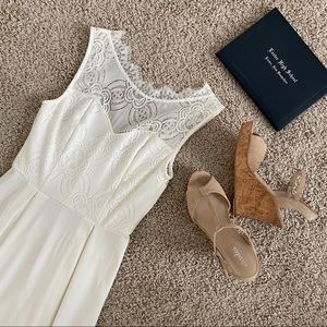 Francesca’s XS White Lace Dress